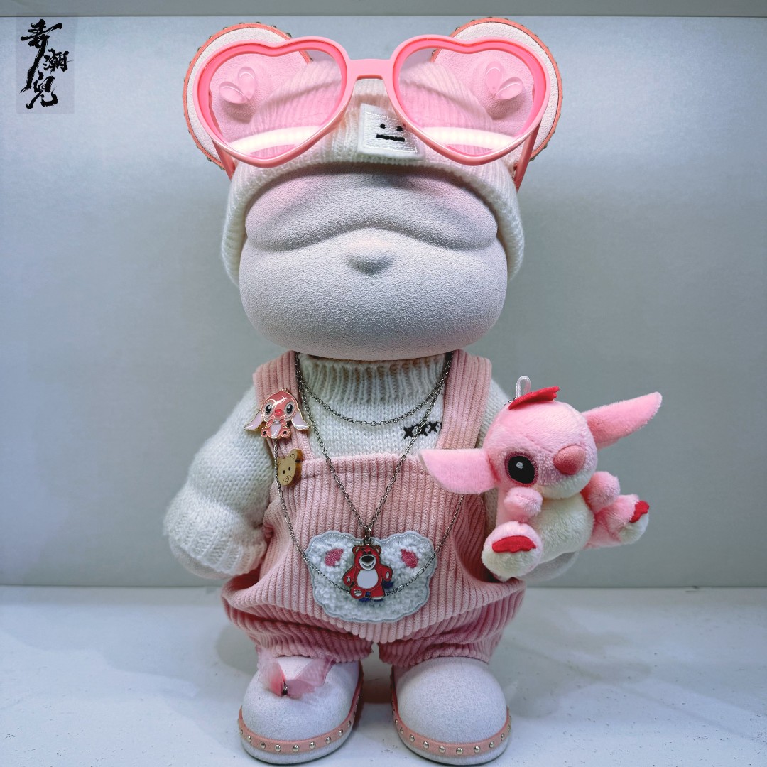 【弄潮儿专属】史迪仔背带裤可爱潮玩33cm创意网红治愈系礼物