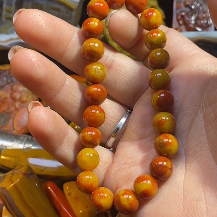 合金颈饰玛瑙/玉髓ʚ****
