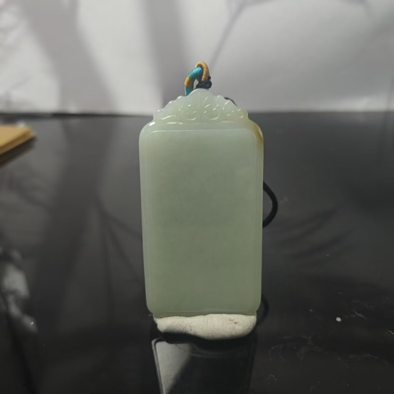 和田玉无事牌吊坠0011