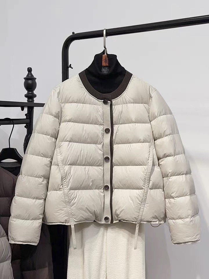 韩国圆领短款排骨加厚棉衣服外套女2025冬季新款气质保暖上衣