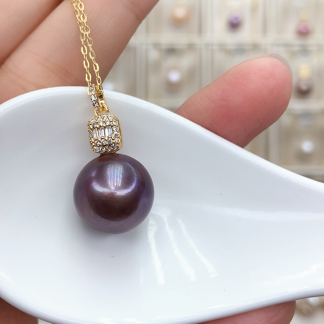 淡水珍珠颈饰合金