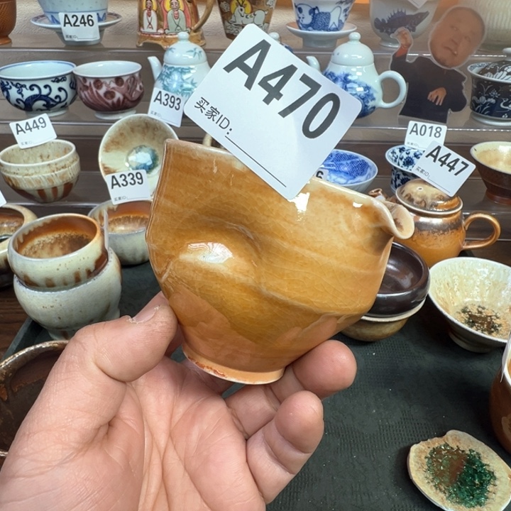 摆件470景德镇手工柴烧茶器