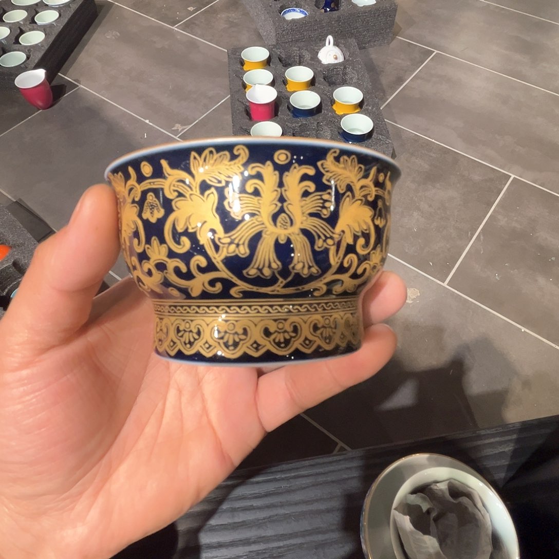 杯青花瓷器青花瓷器