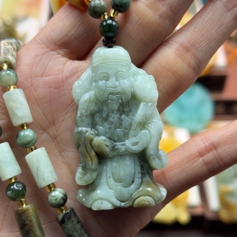 岫玉挂件未镶嵌挂件