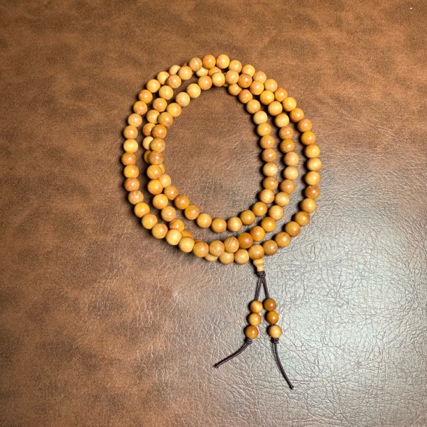 芭比檀香0.8圆珠多圈手串