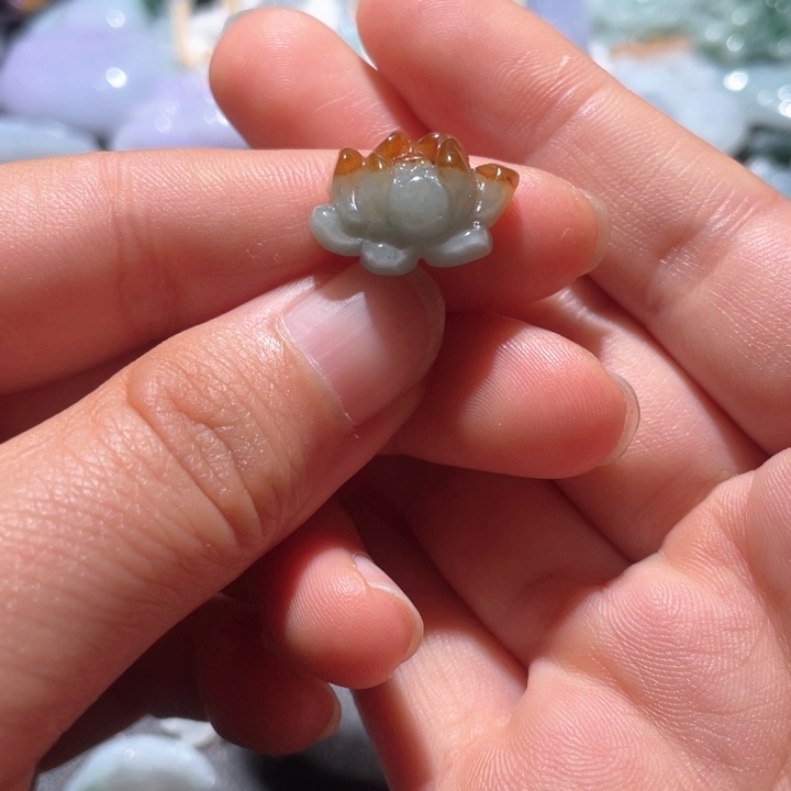 翡翠未镶嵌颈饰天然