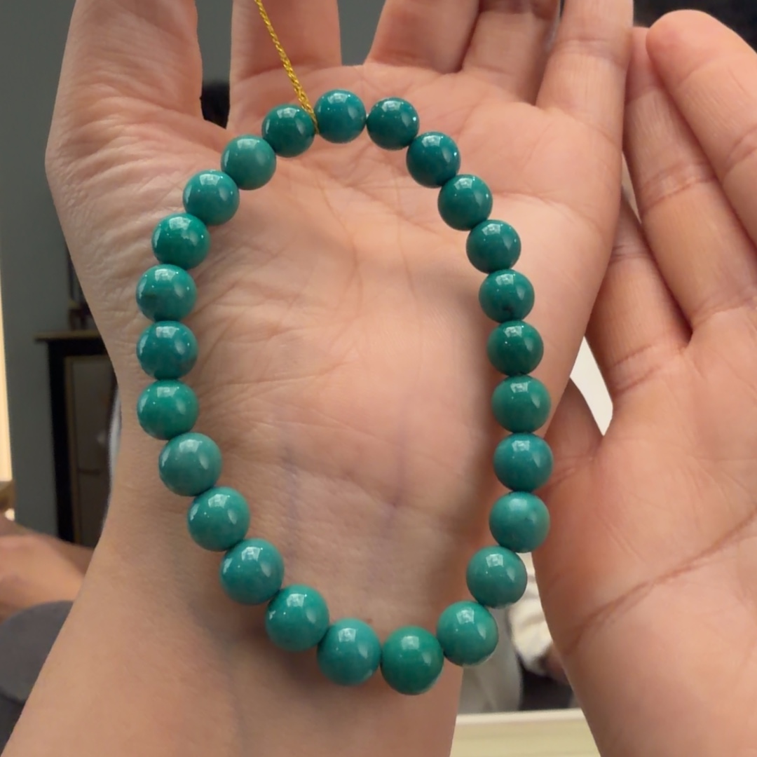 绿松石未镶嵌颈饰