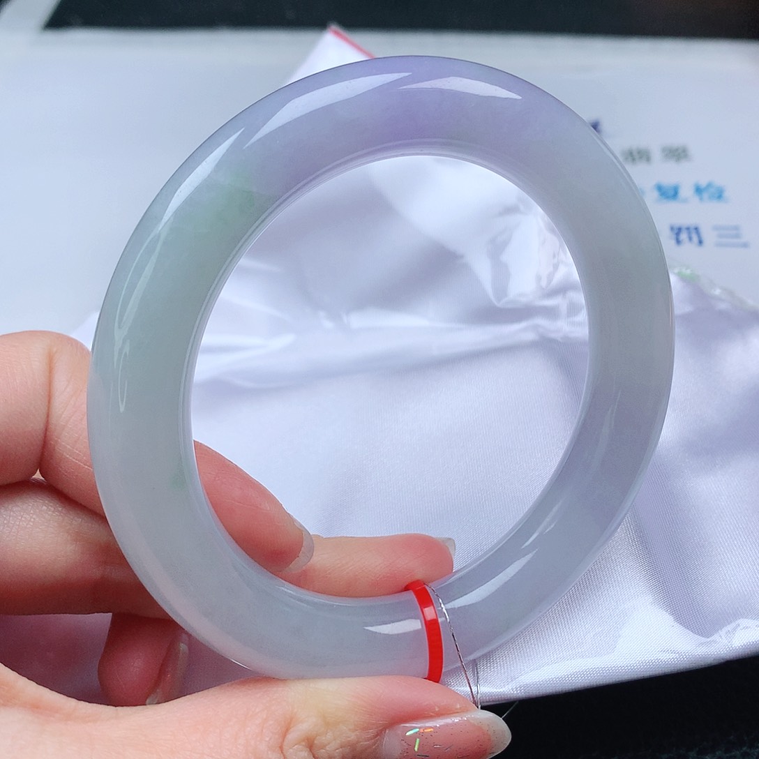 翡翠手镯（圆镯）未镶嵌61圆