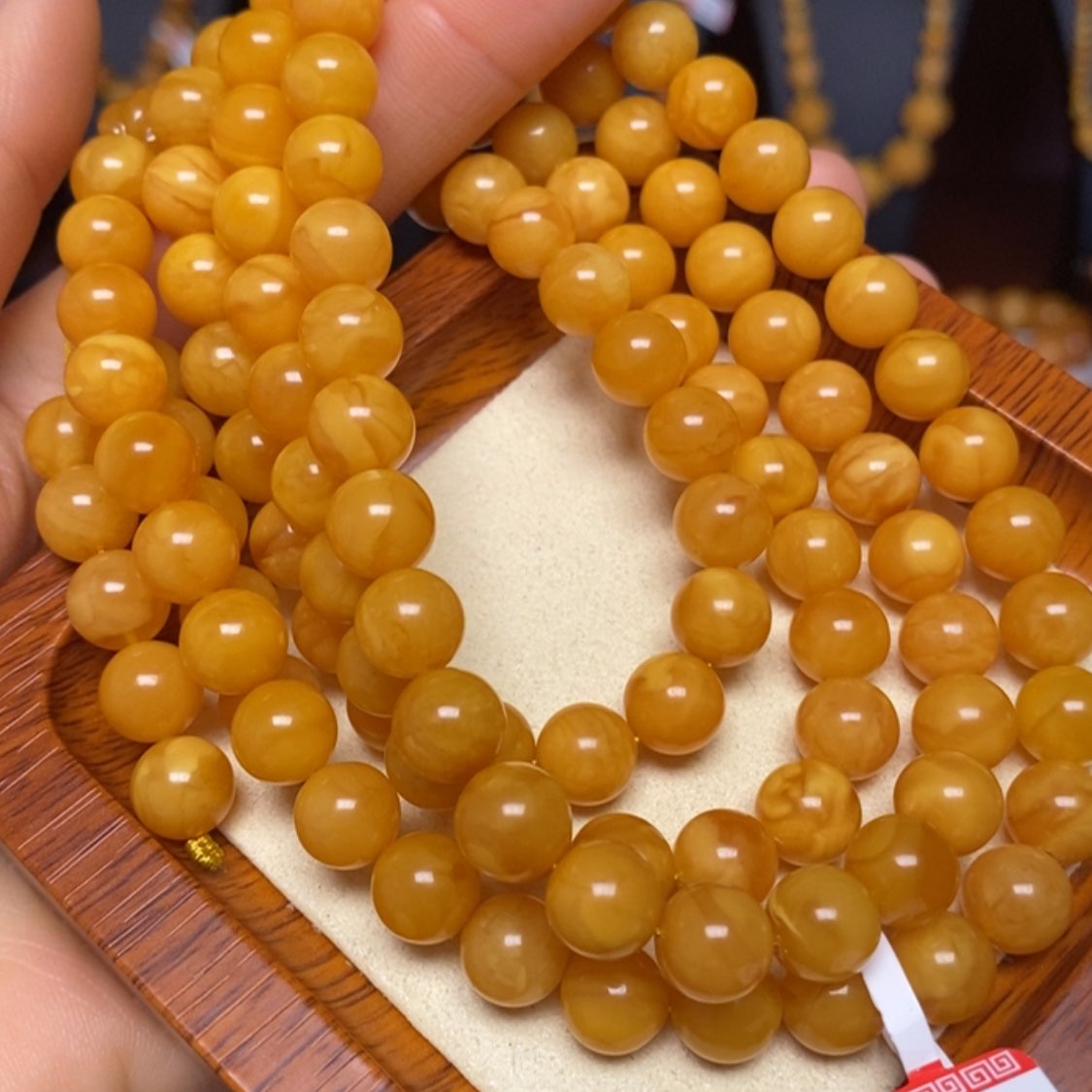 【闪购商品】蜜蜡手链未镶嵌手串