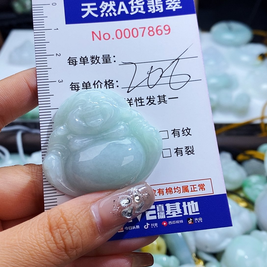 翡翠未镶嵌毛衣链7869