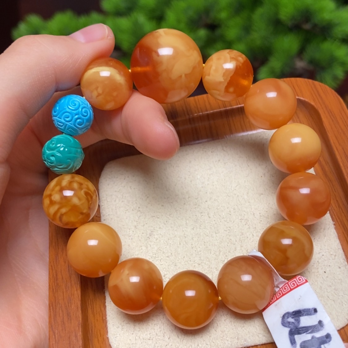 【闪购商品】未镶嵌蜜蜡手链手串