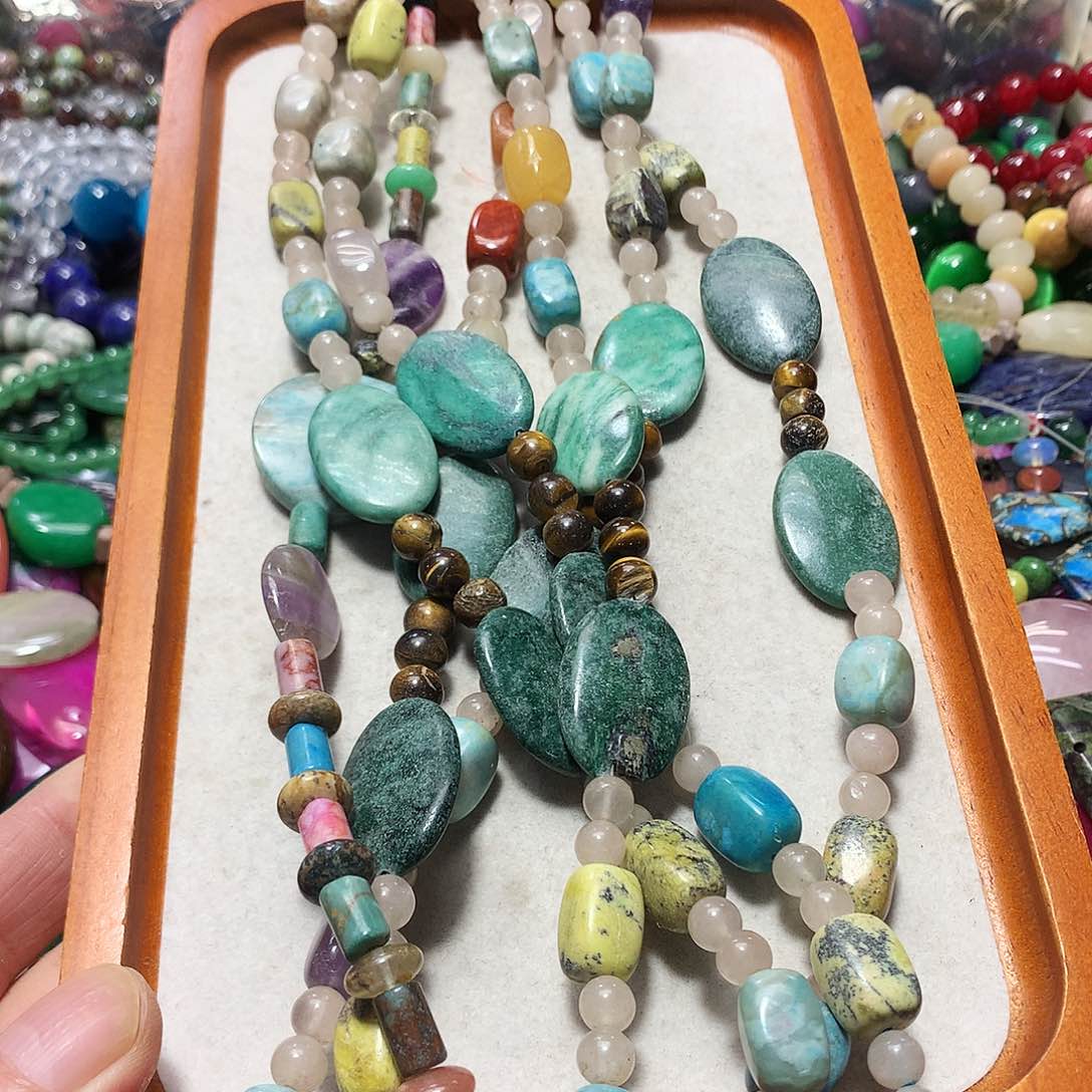 未镶嵌手串玛瑙/玉髓七条散珠