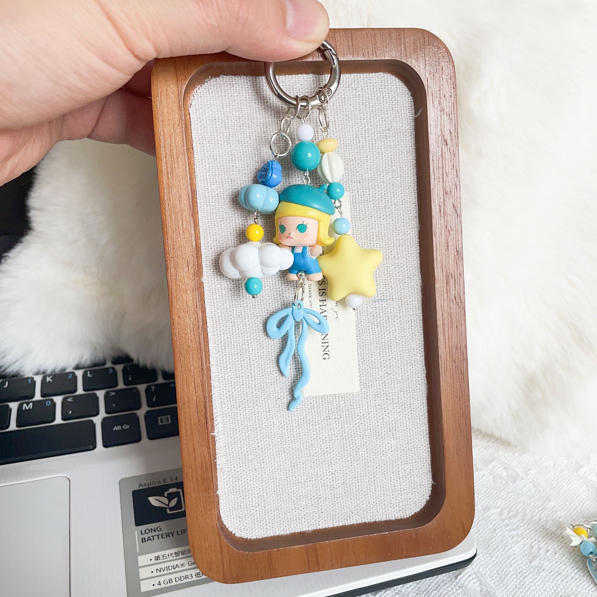 正娃，小滴溜时尚手机链个性挂件包挂原创DIY设计小清新挂饰