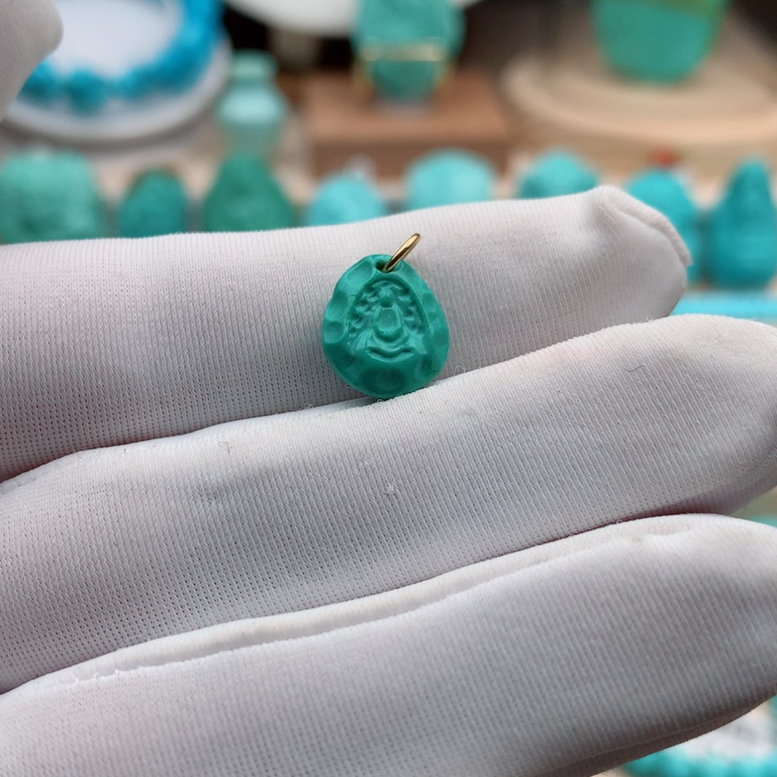 绿松石珠宝奇石未镶嵌