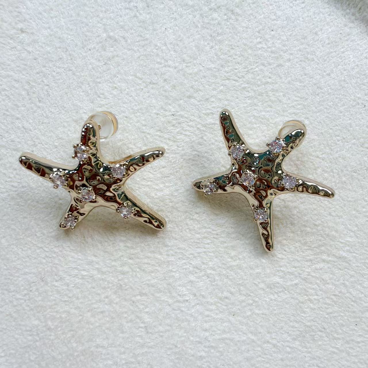 铜合金锆石耳饰 【AG•饰品】耳环AG02416