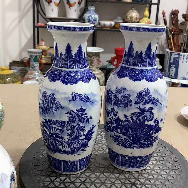 摆件陶博古架陶瓷摆件