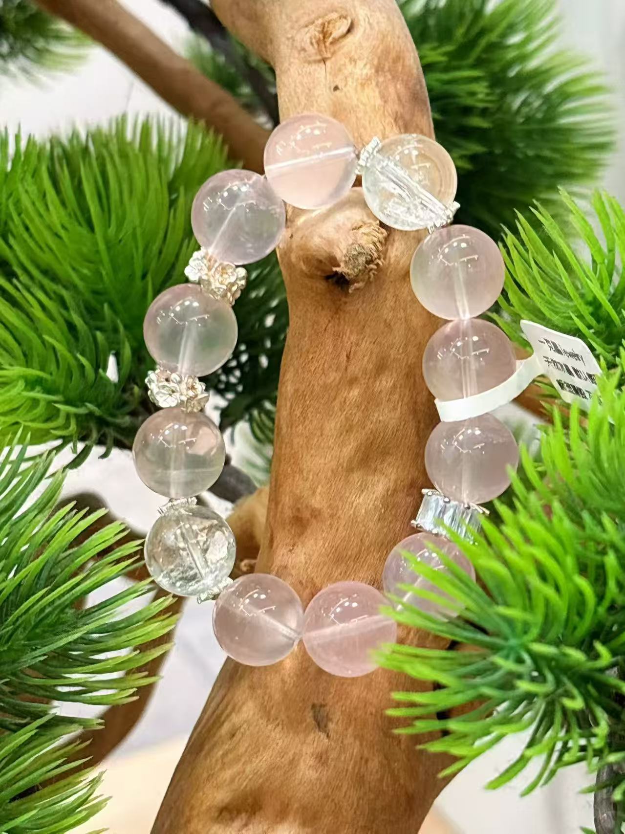 【樱花流光】天然粉水原创手串多样性发其一