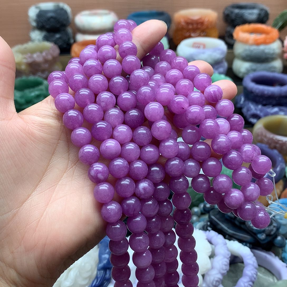 毛衣链未镶嵌石英质玉