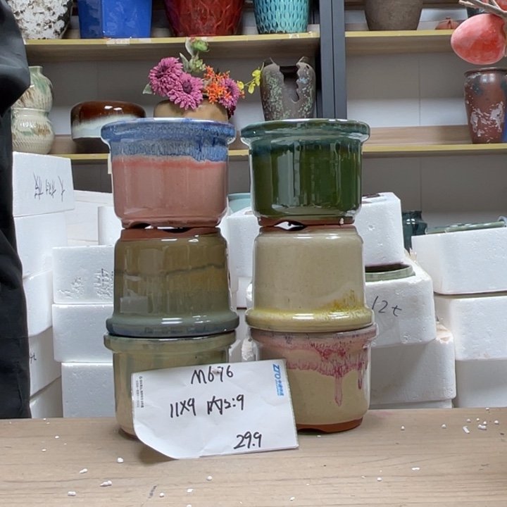 粗陶多肉花盆微瑕696