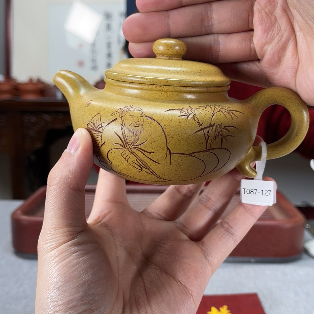 紫砂茶壶方圆紫砂087