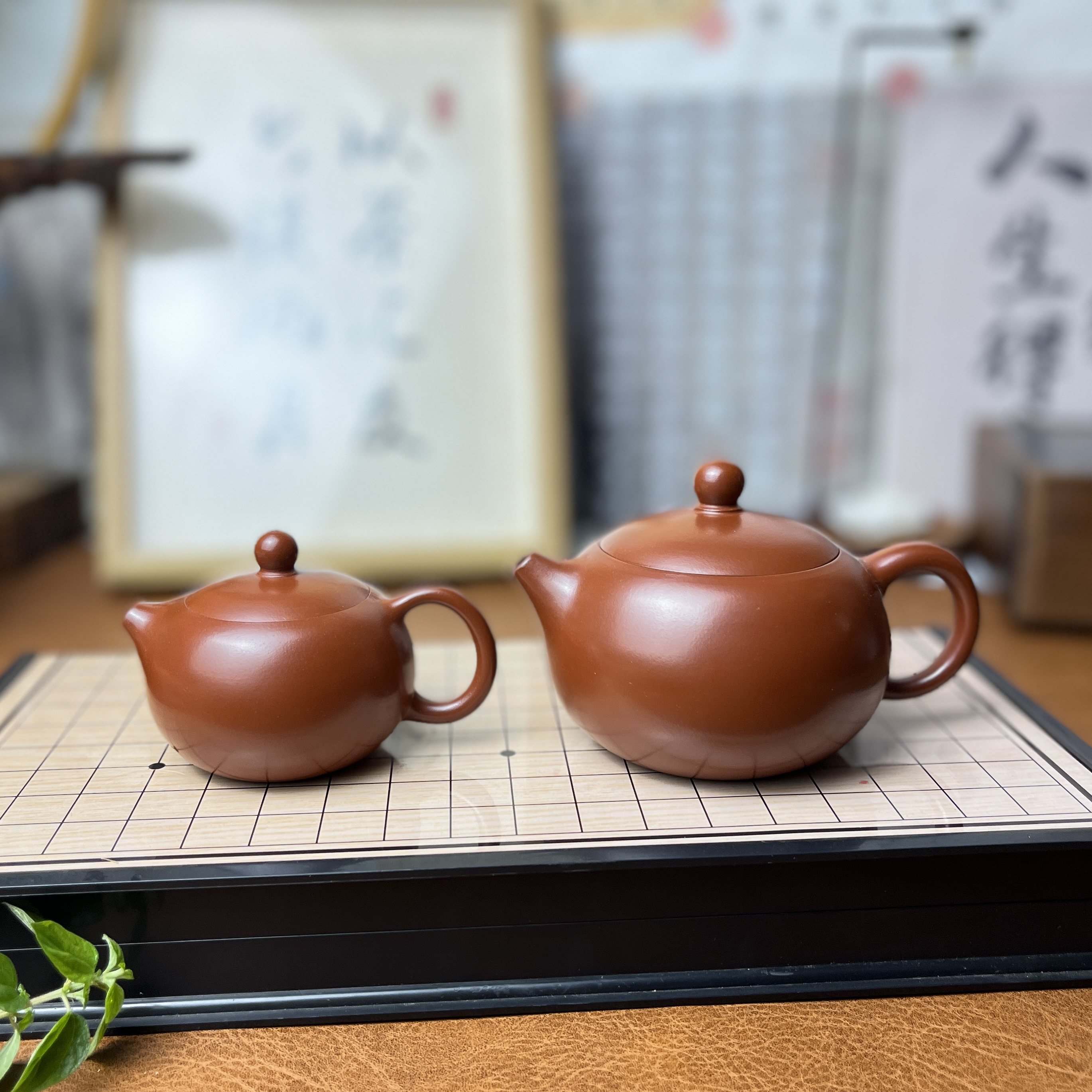 潮州原矿朱泥内嵌盖西施壶  手拉大红袍紫砂家用功夫茶礼盒大容量