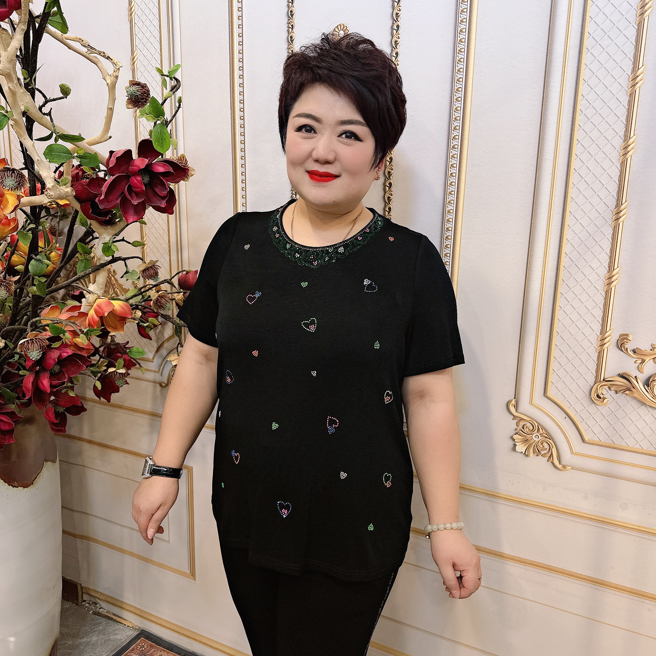 （衣长70）新款时尚小衫250030