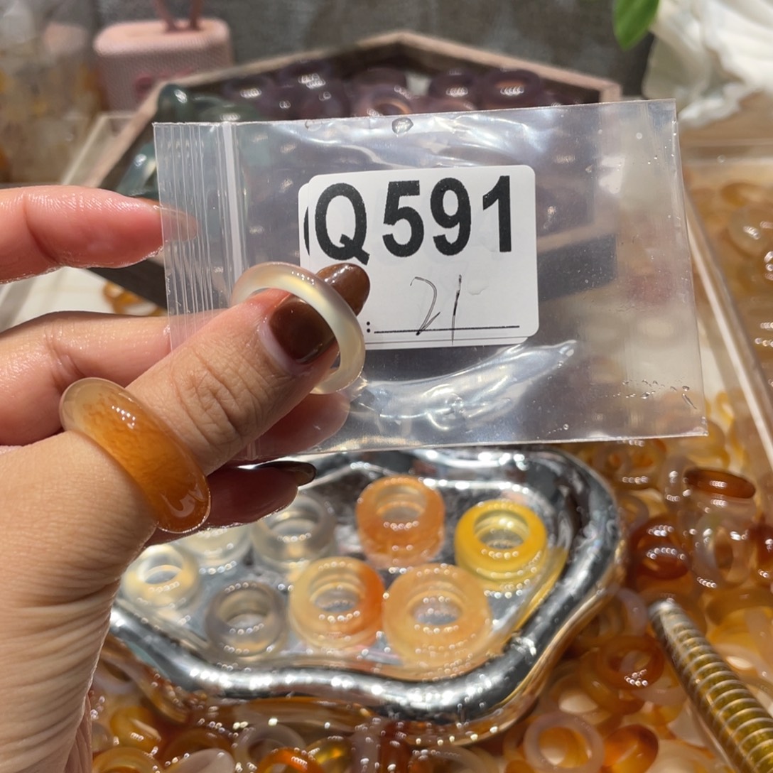 玛瑙/玉髓未镶嵌戒指591