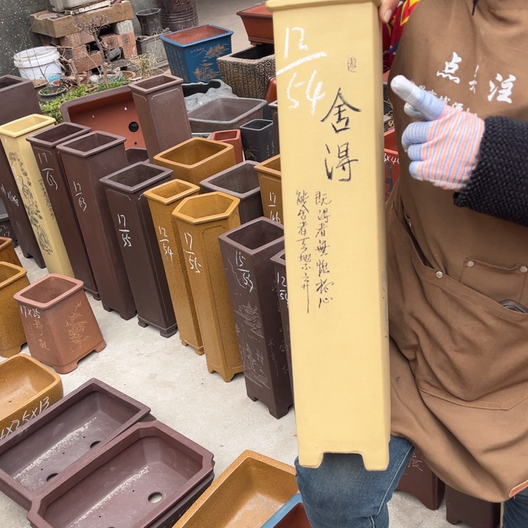 紫砂花盆盆景艺术