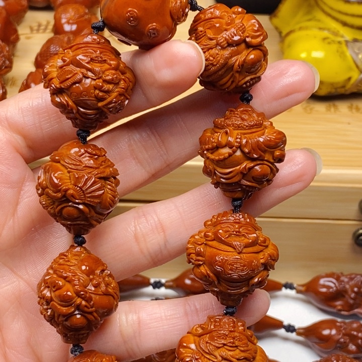 橄榄核吊坠刘*金橄榄核手串