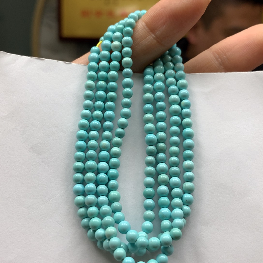 绿松石长链未镶嵌乐*