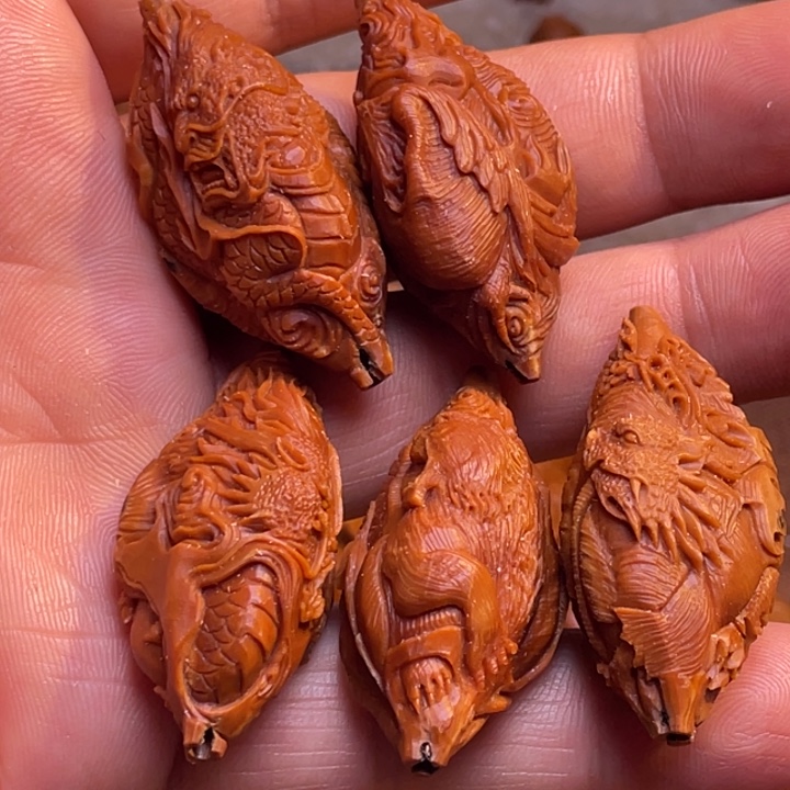 橄榄核手串/手链五方神兽