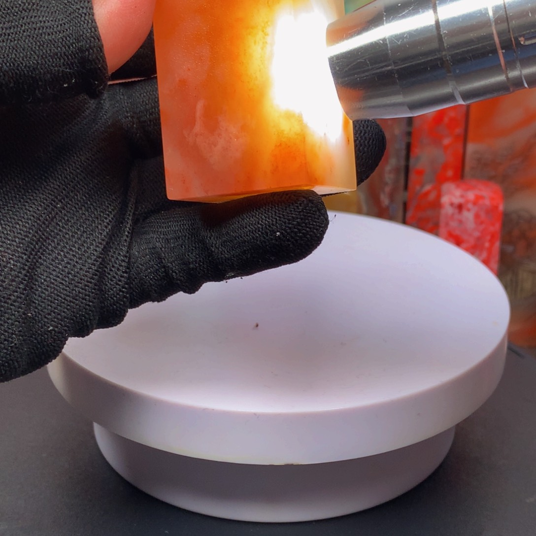 昌化石桃花冻印章