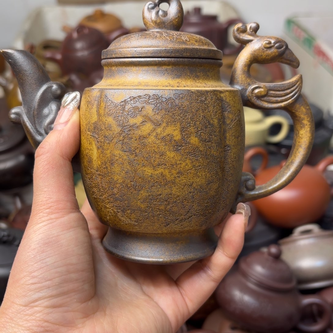 紫砂茶壶嘴磕微瑕疵