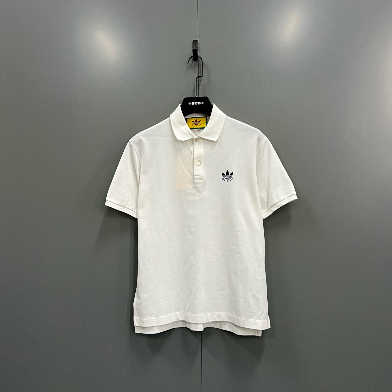 全新未使用 GUCCI/古驰 c 刺绣logo字母polo衫 S码 jc603859