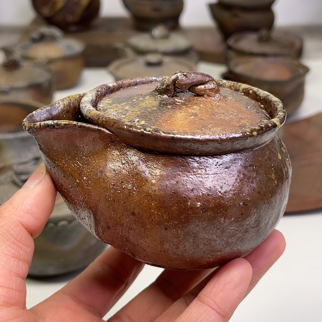 备前烧作品（宝瓶有飞皮
