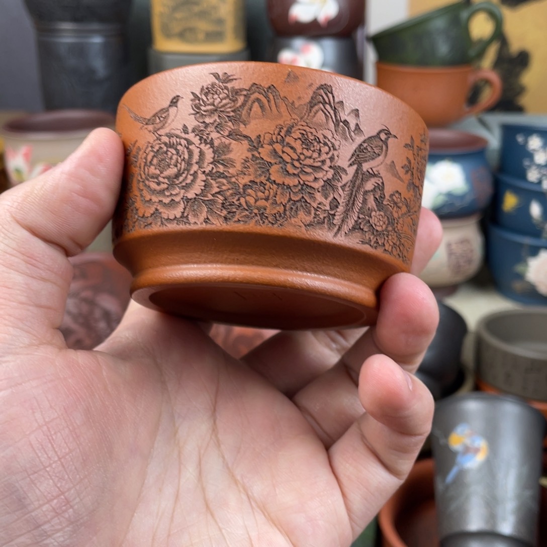 紫砂茶杯紫砂茶杯