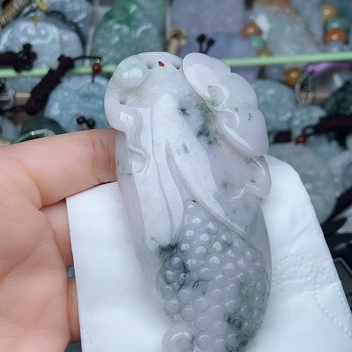 翡翠未镶嵌颈饰翡翠