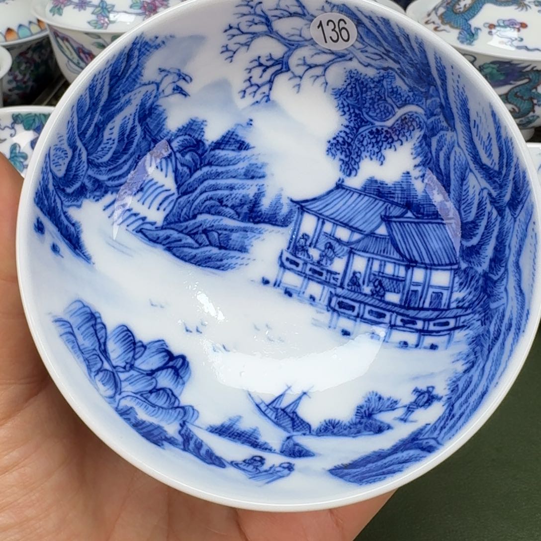 沙沙手工手绘茶具136