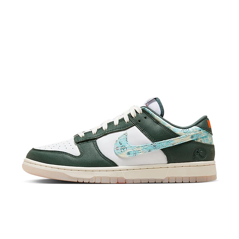 NIKE/耐克（直播）Dunk Low 板鞋男款绿白蓝HF5693-141