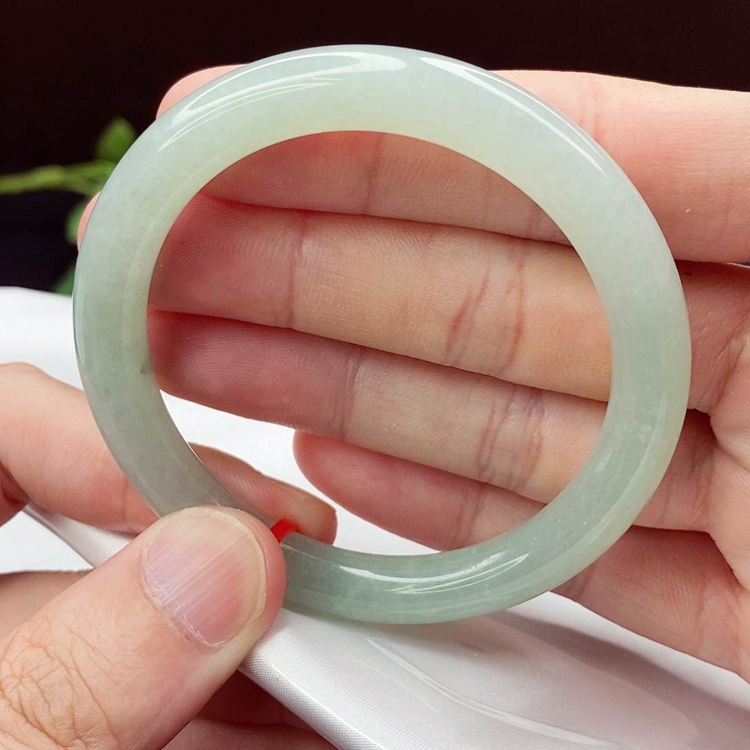 未镶嵌手镯翡翠54.8圈