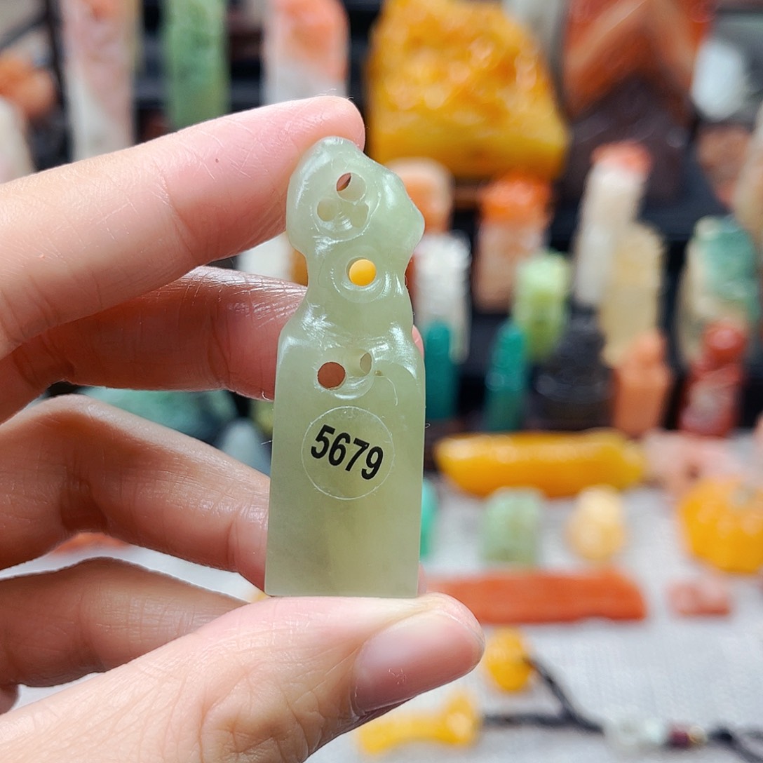 寿山石印石5679包邮包刻