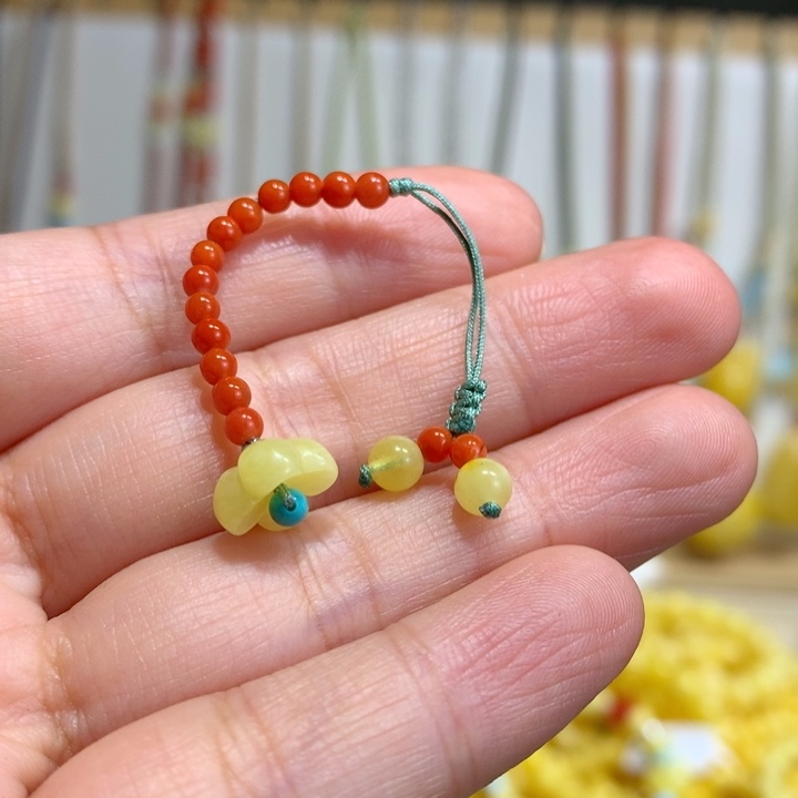 南红玛瑙未镶嵌手链