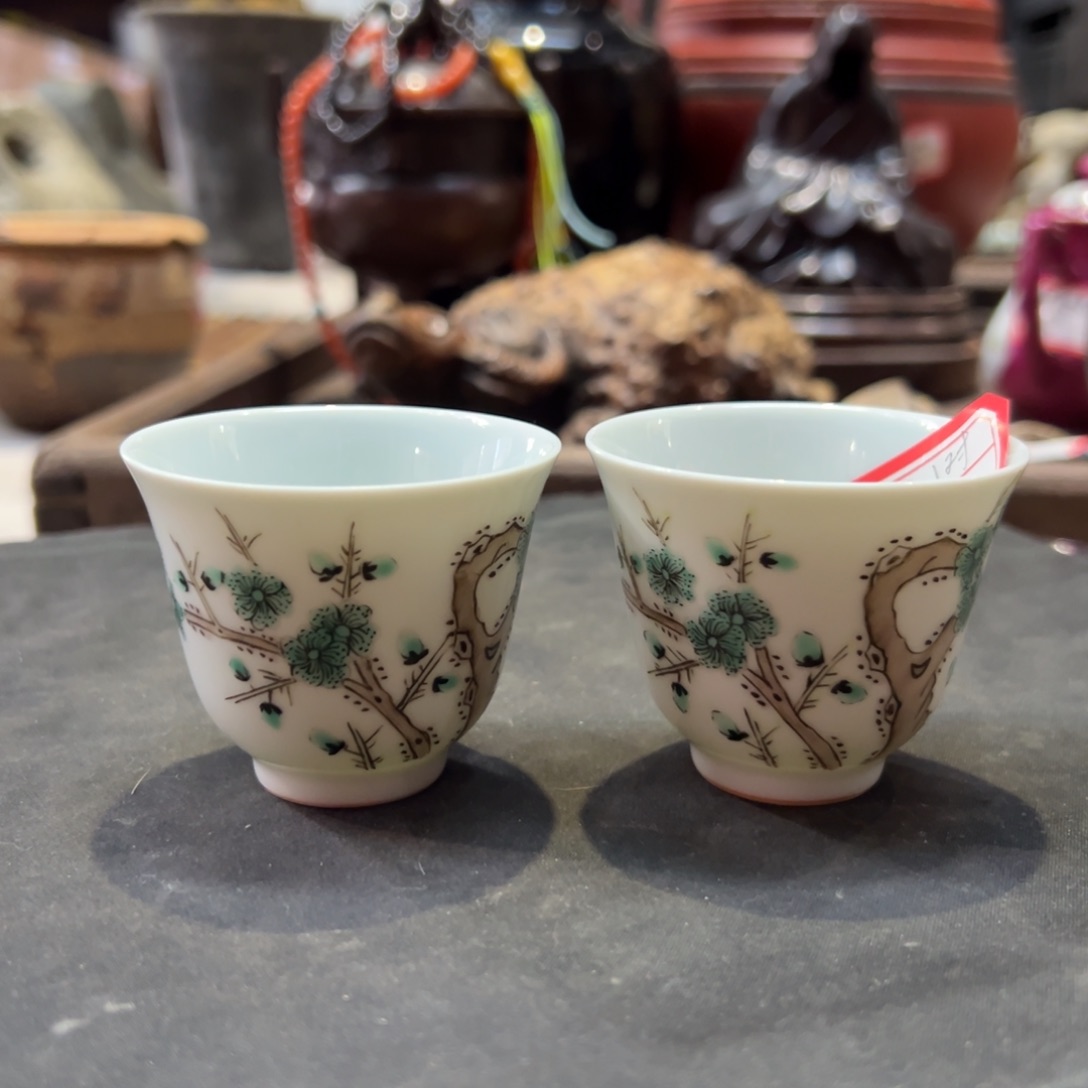 罐用****0编号000茶杯一对