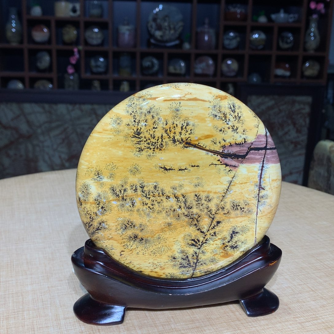 紫砂广西国画石，观赏收藏