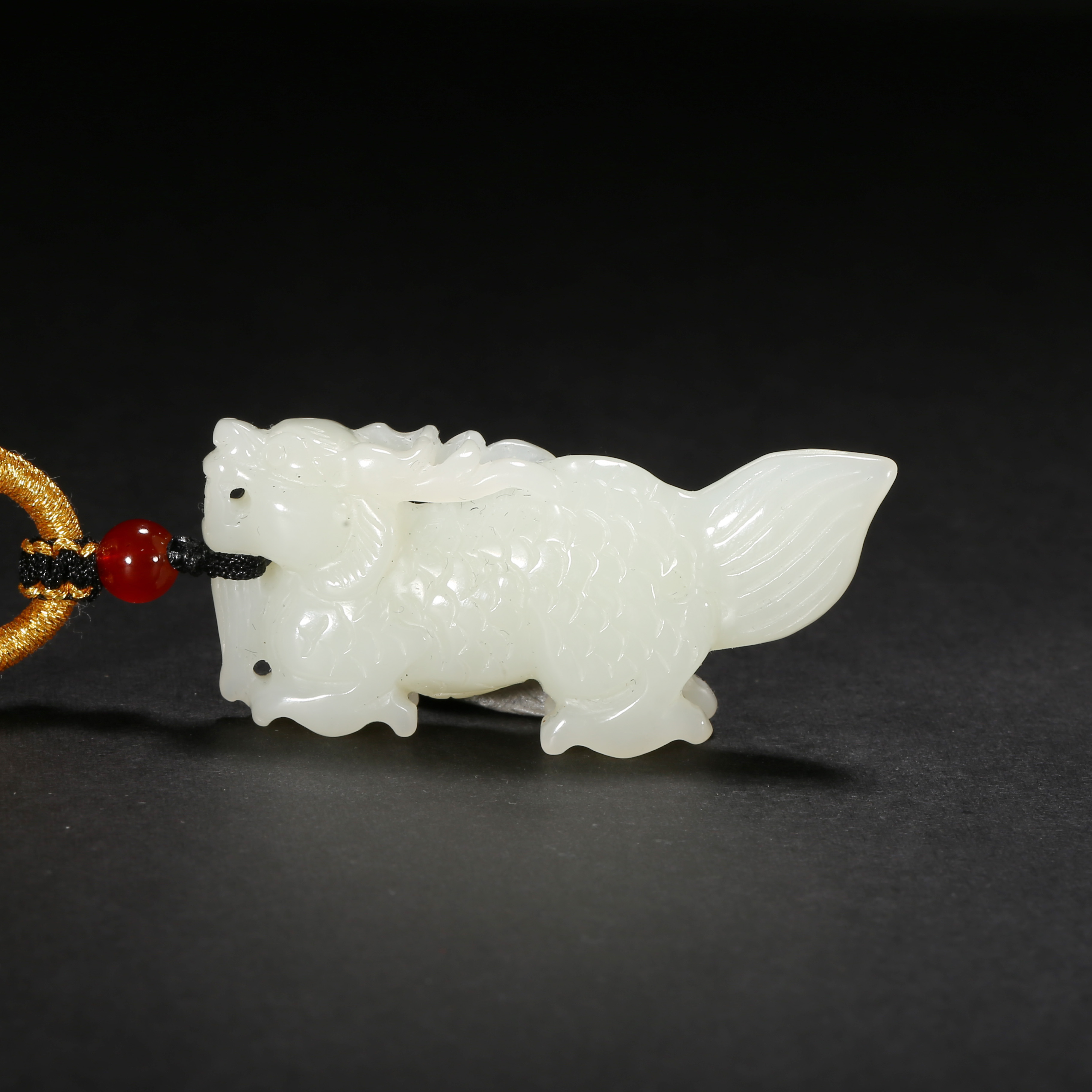 清代*辰龙玉吊坠/12JTY3715/和田玉【北京文博】