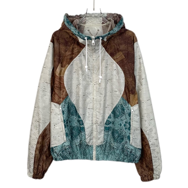 95新 LouisVuitton/路易威登 J13719 大理石印花夹克 S