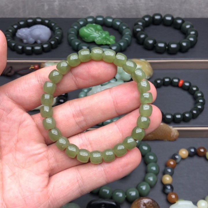 和田玉手链未镶嵌