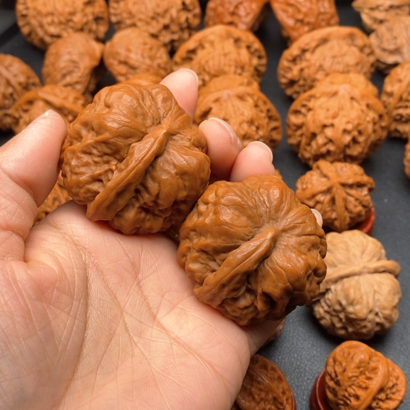 【闪购商品】文玩核桃把件43+一帆风顺