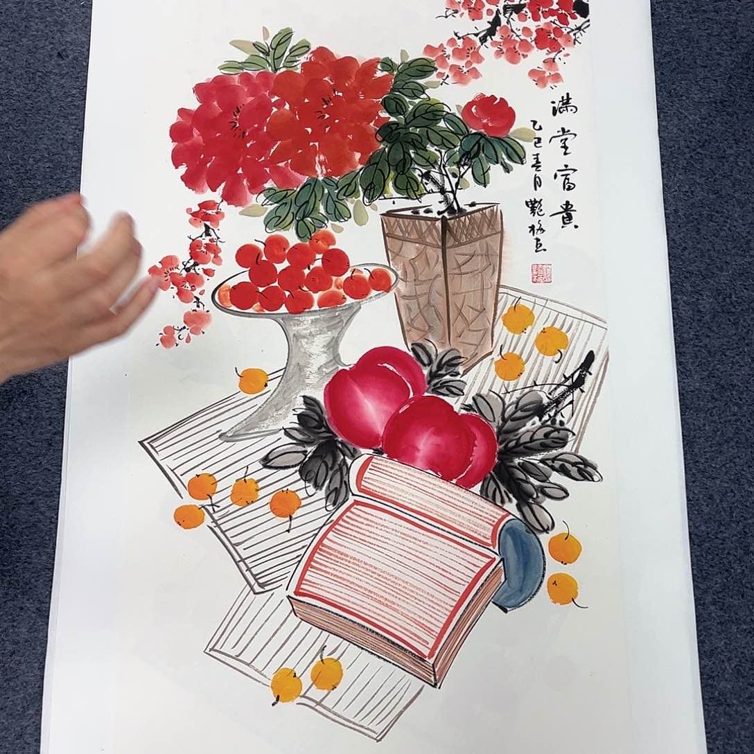 国画宣纸国画纯手绘作品