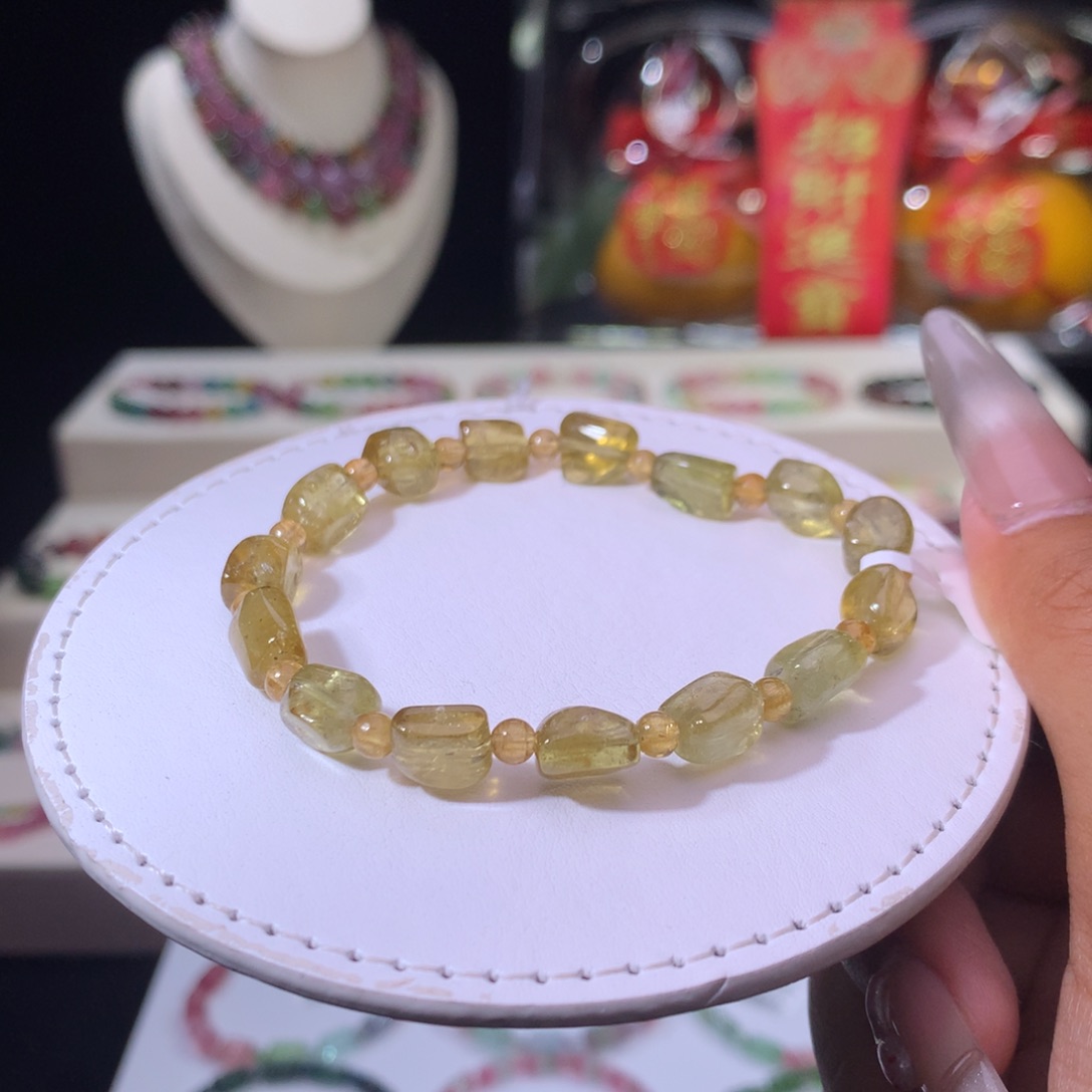 碧玺手链未镶嵌碧玺